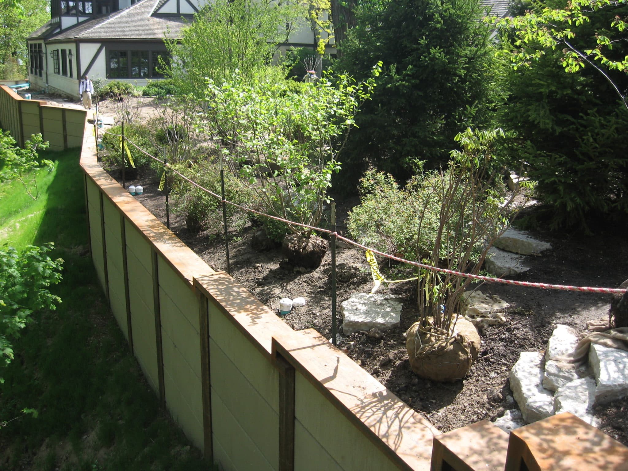 Private Residence – Soldier Beam and Lagging Wall - Image 4